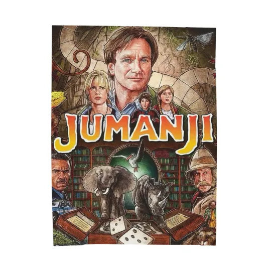 Discover Jumanji Movie Soft Fleece Blanket