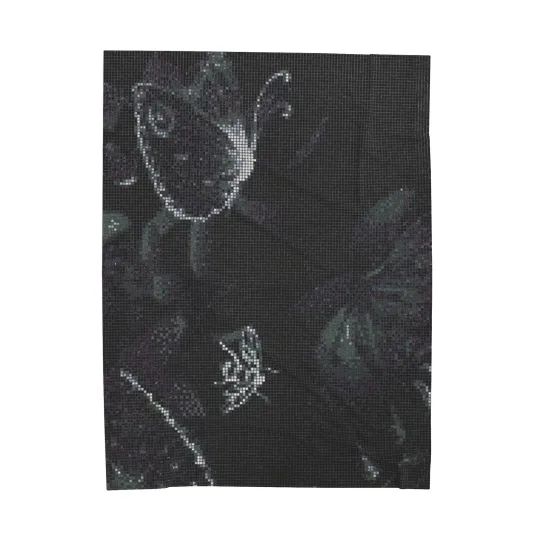 Discover Butterfly Tile Fleece Blanket