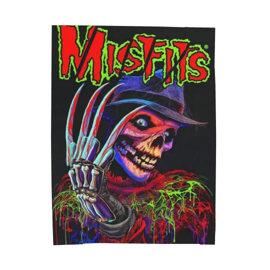 MISFITS Nightmare Freddy Elm Street Fleece Blanket