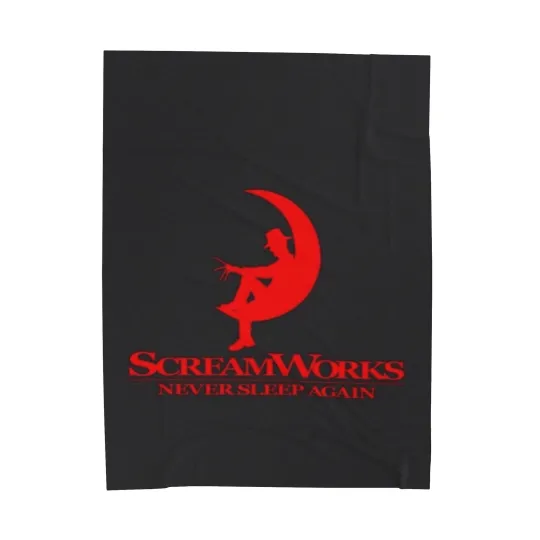 Discover Scream Works Soft Fleece Throw Blanket