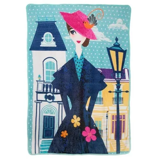 Mary Poppins Returns Chim Chimney Micro Raschel Soft Throw Blanket New Disney's