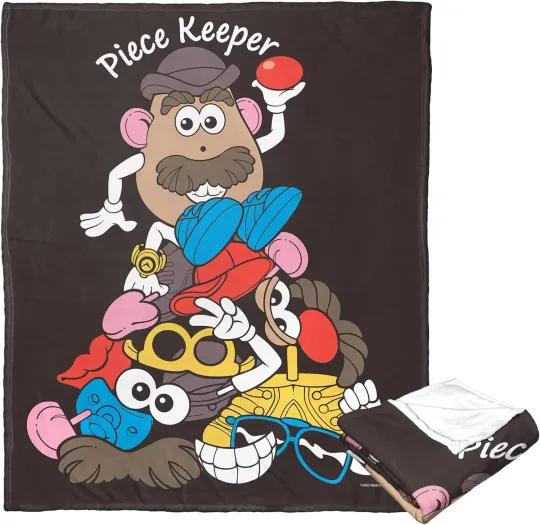 Discover Disney Toy Story Potato Head Piece Keeper Cozy Fleece Blanket