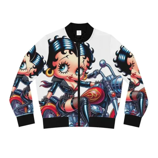 Discover Betty Booop Women's Bomber Jacket