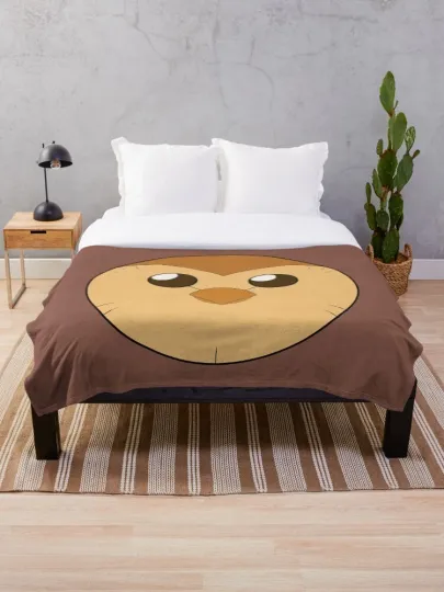 Discover Disney The Owl House Hooty Big Head Cozy Fleece Blanket