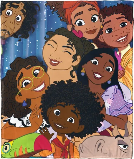 Discover Madrigal Family Disney 100 DisneyFriends Fleece Blanket