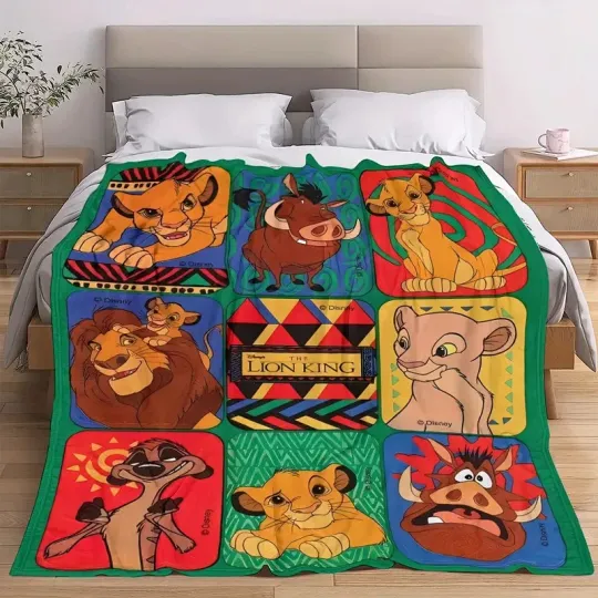 Discover Disney LK Fleece Blanket, Disney Character Blanket Gift For Family