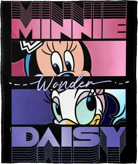 Discover Minnie And Daisy Wonder Disney 100 DisneyFriends Fleece Blanket