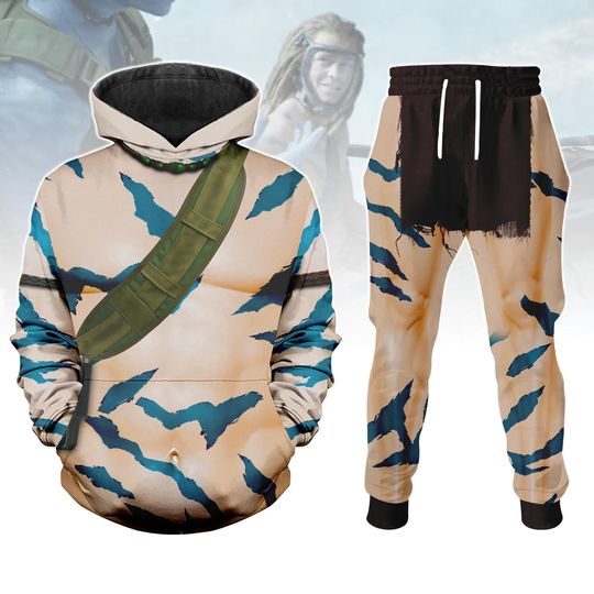 Discover Miles Socorro Hoodie & Unisex Joggers Avatar Costume Set