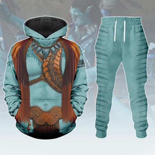 Tonowari Hoodie and Unisex Joggers Avatar Costume The Way of Water Cosplay Animal Kingdom Pandora Omaticaya Shirt