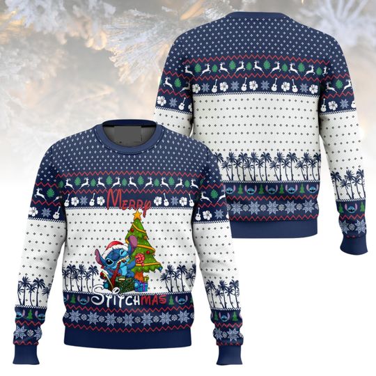 Discover Disney Stitch Ugly Christmas Sweater, Stitch Gift, Sweater Holiday Xmas Gift, Lilo And Stitch Christmas Sweater, Stitch Xmas Gift