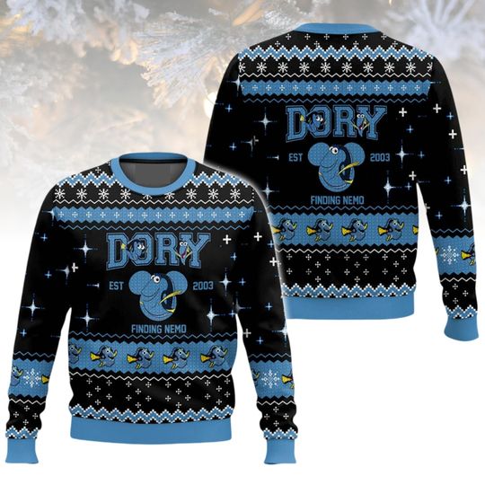 Discover Finding Nemo Christmas Ugly Sweater Dory Sweater Disney Xmas Holiday Gift, Disney Character Sweater