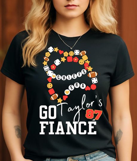 Discover Taylorrrr's Fianc Go Chiefs  | Taylorrrr's Fan Support Design | Chiefs Era Football