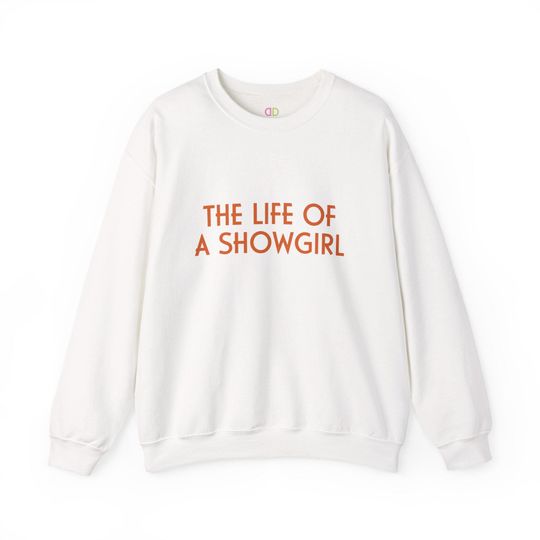 Discover The Life of a Showgirl Lyric Video Font Sweatshirt