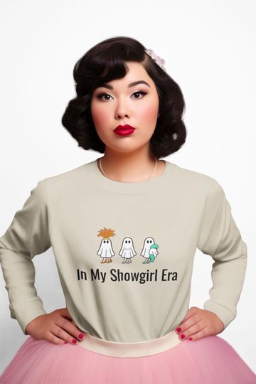 Discover In My Showgirl Era Sweatshirt | Cute taylor version Crewneck | Cozy Fall Graphic | Concert Outfit Sweatshirt