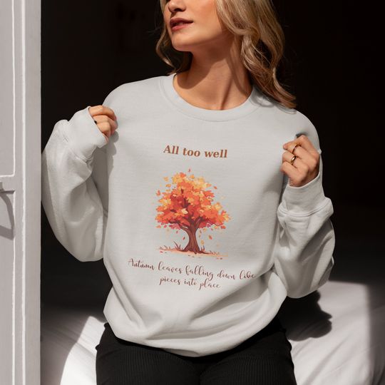 Discover All Too Well Autumn Sweatshirt | All Too Well Shirt | Autumn Season Fall Sweatshirt | Taylor taylor version Merch Sweatshirt | Music Lovers Merch