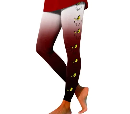 Discover funny character Leggings Christmas, Grichmas Women's Yoga Pants Leggings