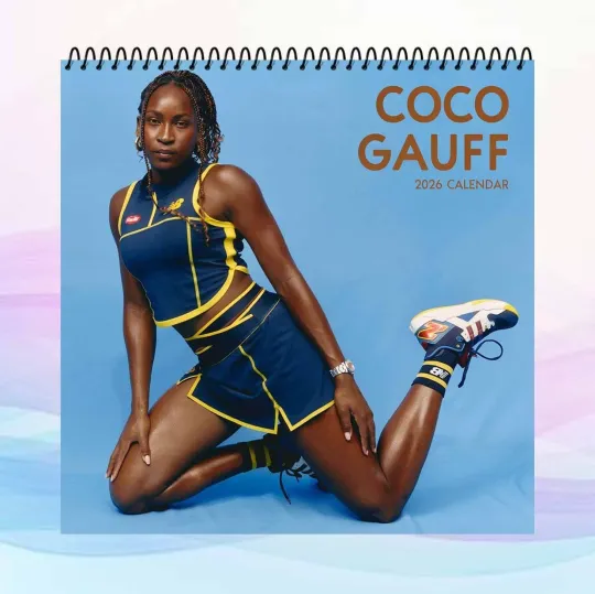 Discover Coco Gauff 2026 Calendar, Tennis Star Wall Calendar, Sports Art Print