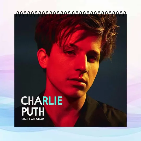 Discover Charlie Puth 2026 Calendar, Pop Singer Wall Calendar, Music Art Print, Fan Gift