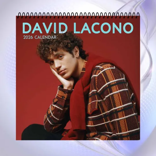 Discover David Iacono 2026 Calendar, Cozy Actor Wall Calendar, Warm Autumn Style Gift