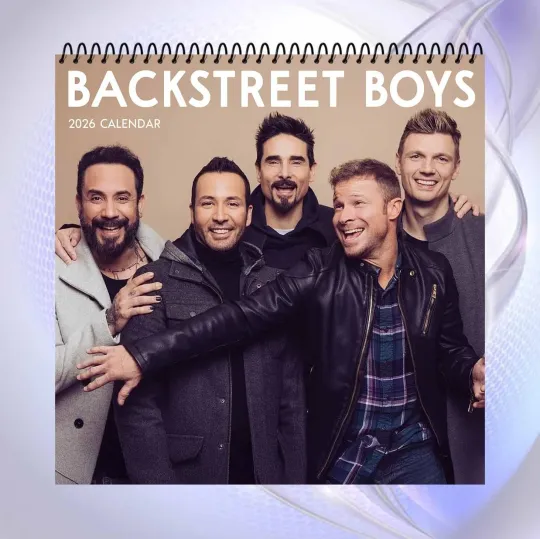 Discover Backstreet Boys 2026 Wall Calendar, Classic Boy Band Music Poster Gift