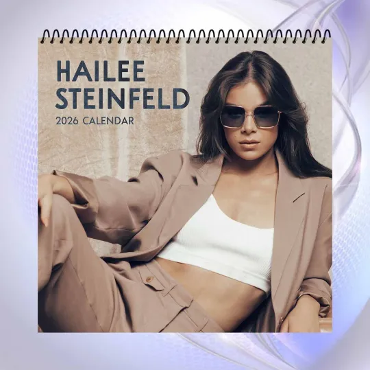 Discover Hailee Steinfeld 2026 Calendar, Celebrity Fashion Wall Calendar
