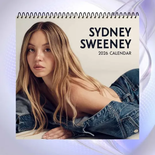 Discover Sydney Sweeney 2026 Calendar, Glamorous Celebrity Wall Calendar, Aesthetic Gift