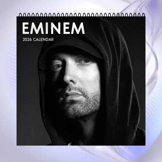 Discover Eminem 2026 Wall Calendar, Hip Hop Rap Music Legend Art Collectible Gift