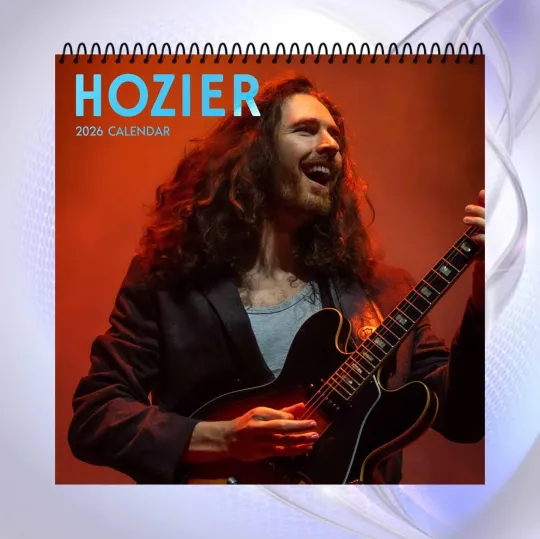 Discover Hozier 2026 Wall Calendar, Indie Rock Music Poster, Concert Photo Art Gift