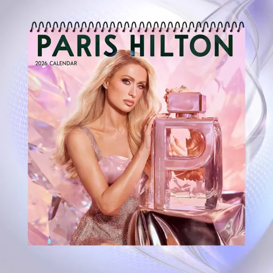 Discover Paris Hilton 2026 Calendar, Glam Icon Fashion Photo Collection, Elegant Wall Art
