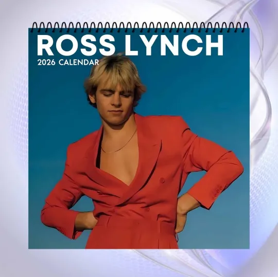 Ross Lynch 2026 Calendar, Pop Star Wall Calendar, Celebrity Gift for Fans