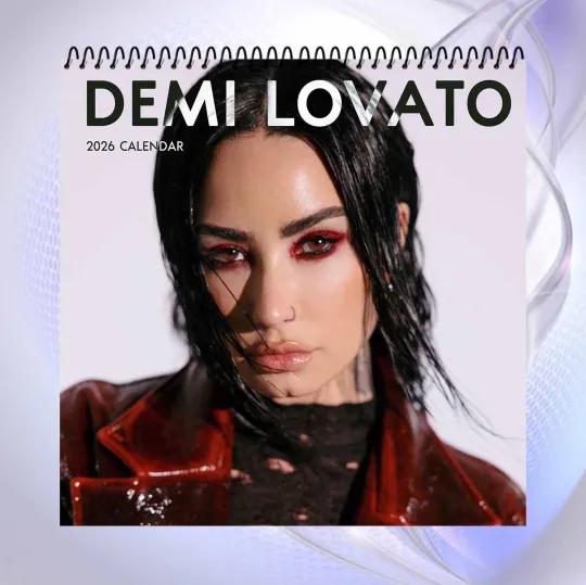 Discover Demi Lovato 2026 Calendar, Bold Rock Chic Wall Decor Gift