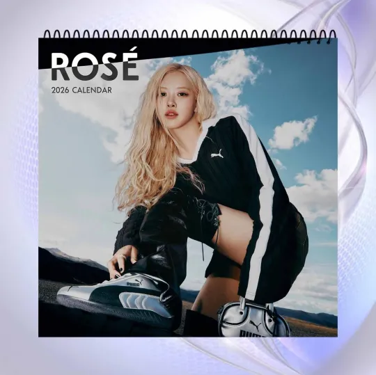 Discover Rosé 2026 Calendar, K-Pop Star Photo Collection, Trendy Wall Art Gift