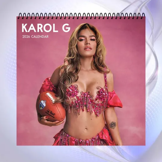 Discover Karol G 2026 Wall Calendar, Glamorous Latin Music Star Art Photo Gift