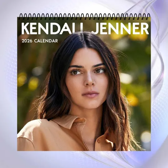Discover Kendall Jenner 2026 Wall Calendar, Celebrity Photo Monthly Planner Gift