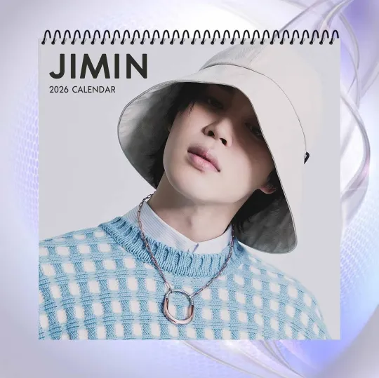 Jimin 2026 Wall Calendar, K-pop BTS Star, Stylish Photo Poster Gift Idea