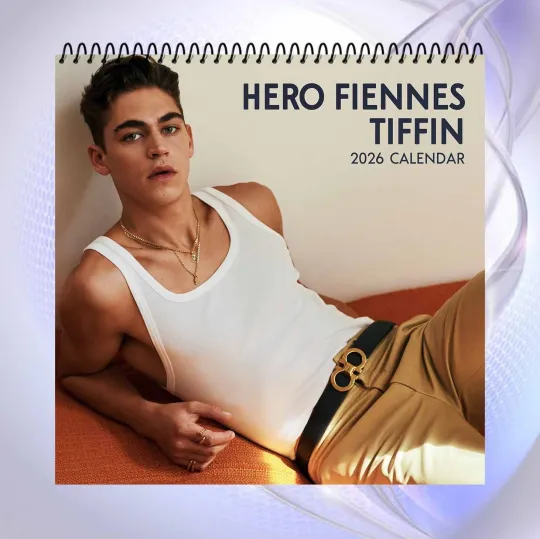 Discover Hero Fiennes Tiffin 2026 Calendar, Movie Star Wall Calendar, Stylish Fan Gift