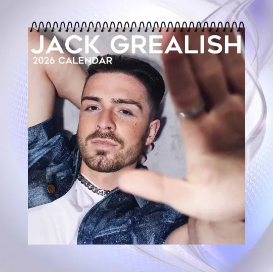 Discover Jack Grealish 2026 Calendar, Stylish Football Star Wall Calendar Gift