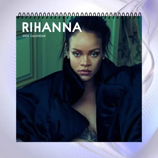 Rihanna 2026 Calendar, Bold Music Fashion Portrait Collection