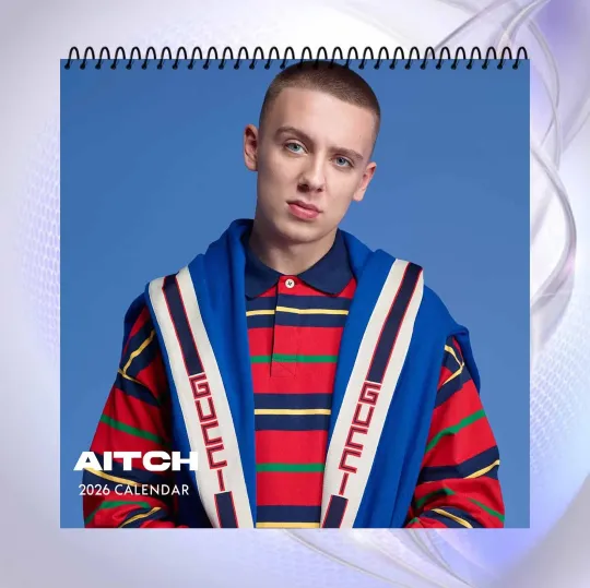 Discover Aitch 2026 Wall Calendar, Modern Music Art Print, Hip Hop Home Decor Gift