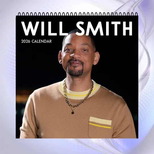Discover Will Smith 2026 Calendar, Hollywood Movie Star Photos, Celebrity Gift Idea