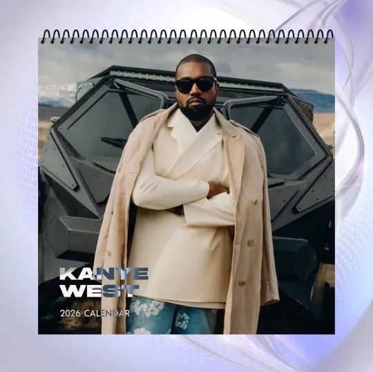 Discover Kanye West 2026 Calendar, Hip Hop Star Monthly Wall Calendar Fan Gift