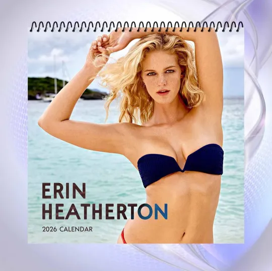 Discover Erin Heatherton 2026 Calendar, Supermodel Bikini Wall Calendar, Fan Gift Idea