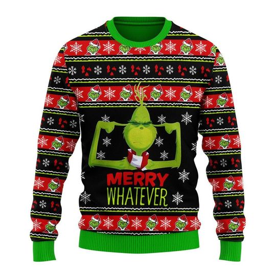 Discover The funny character Ugly Christmas Sweater, Christmas Movie Ugly Sweater Knitted, 3D Gift Shirt