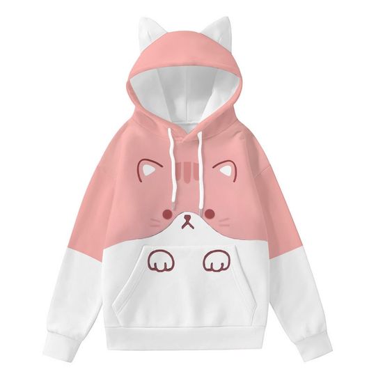 Discover Cat Ear Hoodie: Cozy Kitten - Unisex Animal Design