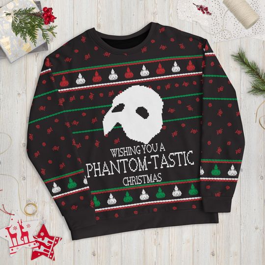 Discover Phantom of the Opera Inspired Ugly Christmas Sweater