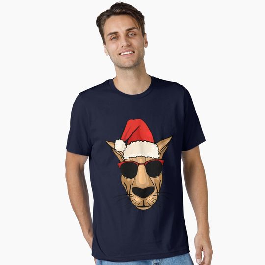 Discover Cute Aussie Christmas Kangaroo Essential T-Shirt