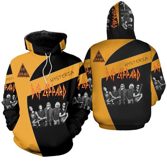fun, new,, Def Leppard Hoodie 3d