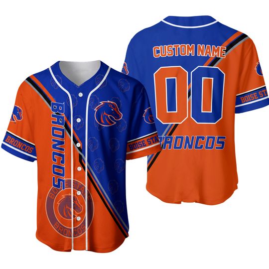 Boise State Broncos Baseball Jersey, Custom Sport Jersey Shirt