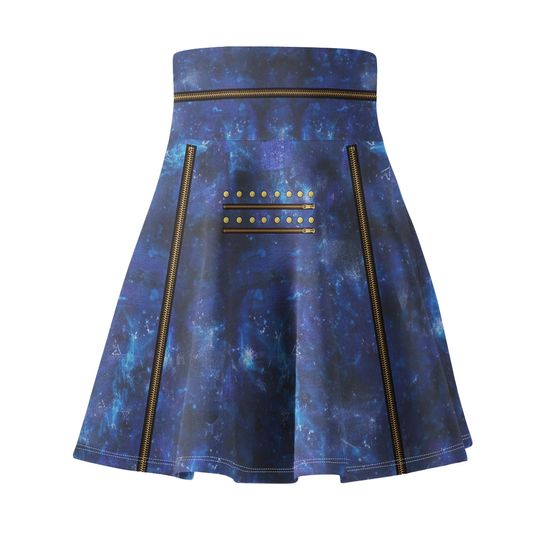 Descendants 2 Costume, Evie Skirt, Descendants Skirt, Disney Villains Skirt, Disney Skirts for Women, Disney Skater Skirt, Disney Cosplay