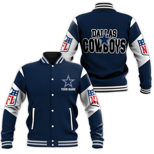 Dallas Cowboys National Football Conference Unisex Baseball Jacket